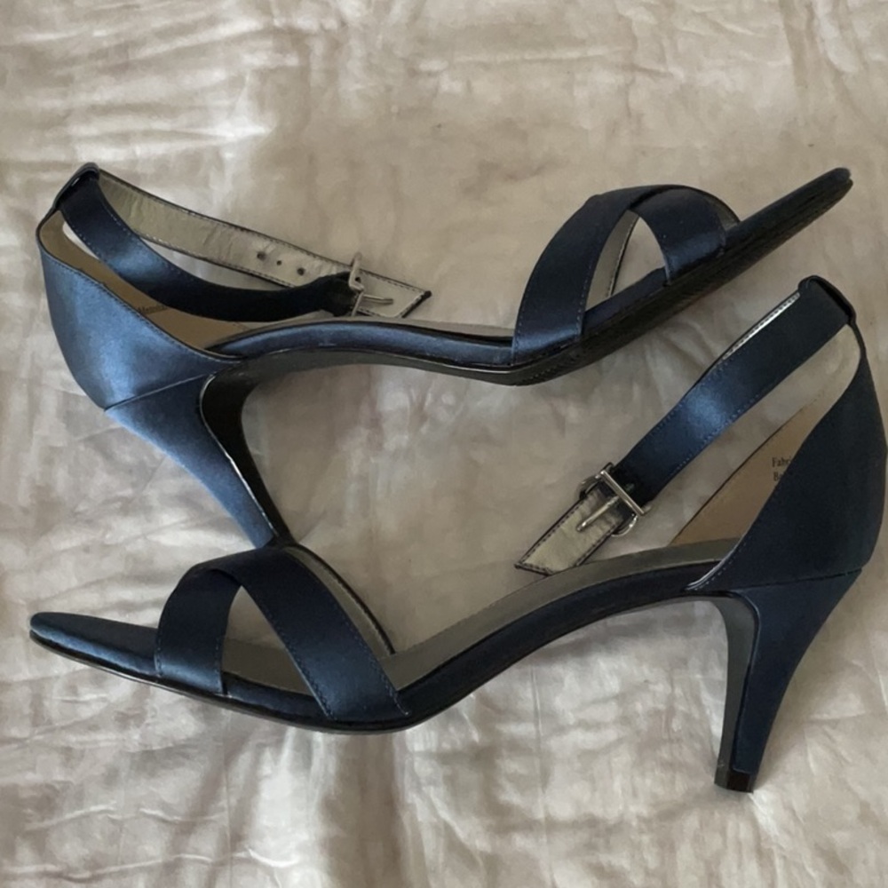 Kelly & Katie Strappy High Heel Sandals, Blue, 9 - Picture 4 of 8